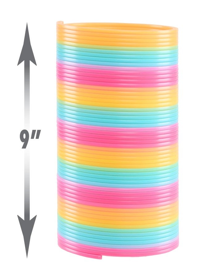 Slinky Extreme Rainbow Slinky®, Large Plastic Fidget Toy, 9-inch Tall, 7-inch Wide, Retro Spring Toy, Kids Toys for Ages 5 Up by Just Play - Image 4
